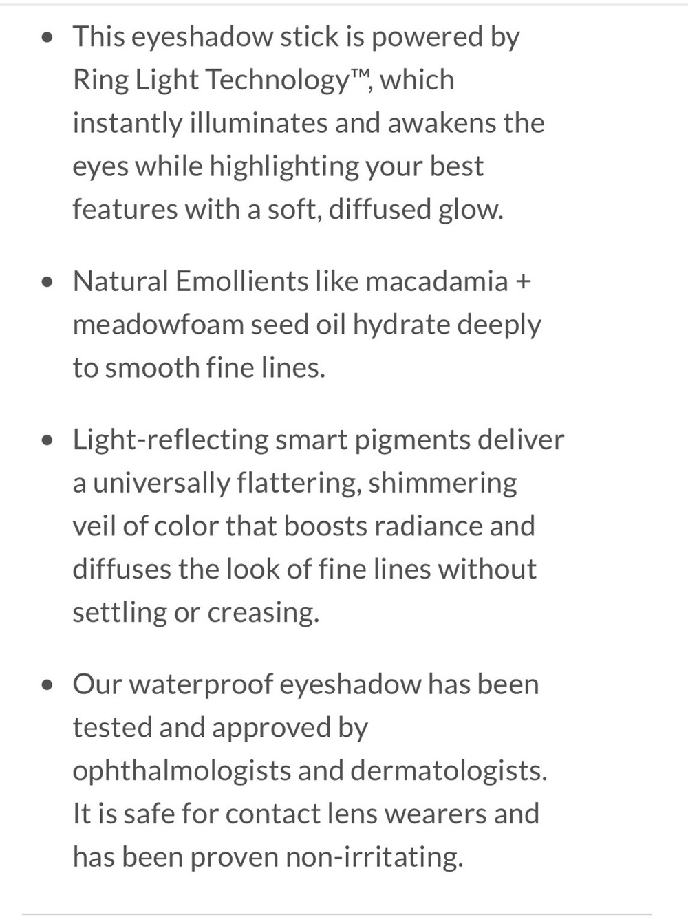 THRIVE CAUSEMETICS BRILLIANT EYE BRIGHTENER EYE SHADOW STICK - Picture 4 of 5